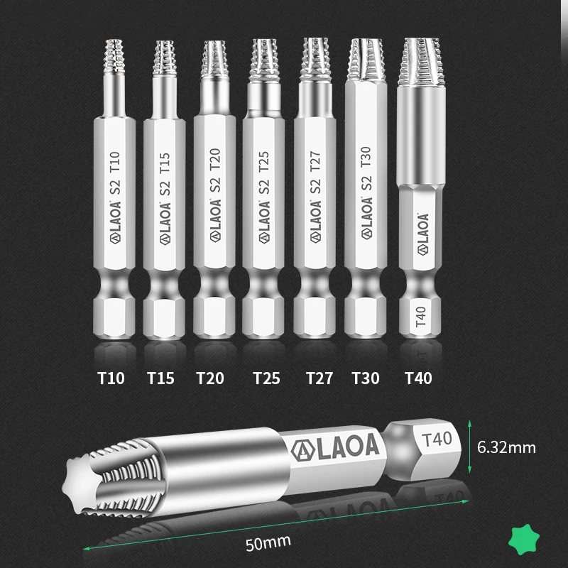 Инструменты для удаления поврежденных винтов LAOA отвертка экстрактор сломанных