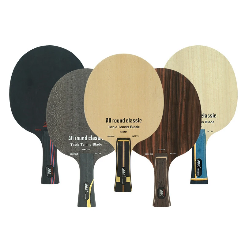 

Table Tennis Racket Soleplate Ebony 7 Nano Carbon King Hurricane Super ZLC Carbon Fiber Blue Black Aromatic Carbon ALC