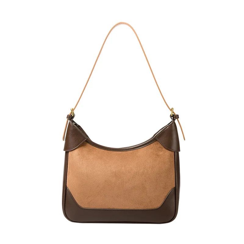 

Leather matte women's bag 2021 new high-quality niche design autumn/winter sloping bag bag hundred under armpit bag