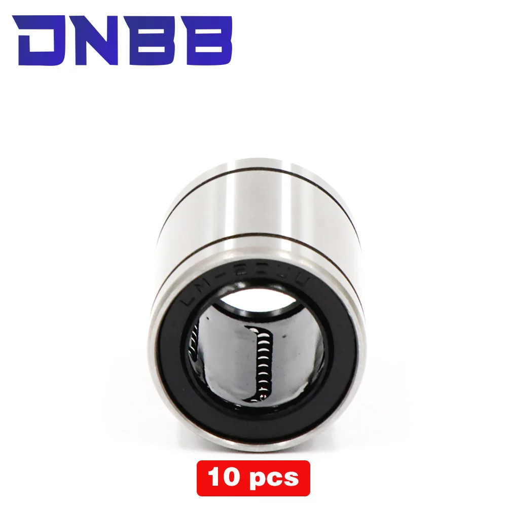 10 шт. LM3UU LM4UU LM5UU LM6UU M8UU LM10UU LM12UU LM16UU LM20UULinear Втулка с ЧПУ линейные подшипники для