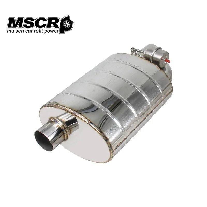 Выхлопная труба из нержавеющей стали с 3 &quotнаклонным наконечником на 3&quot вход