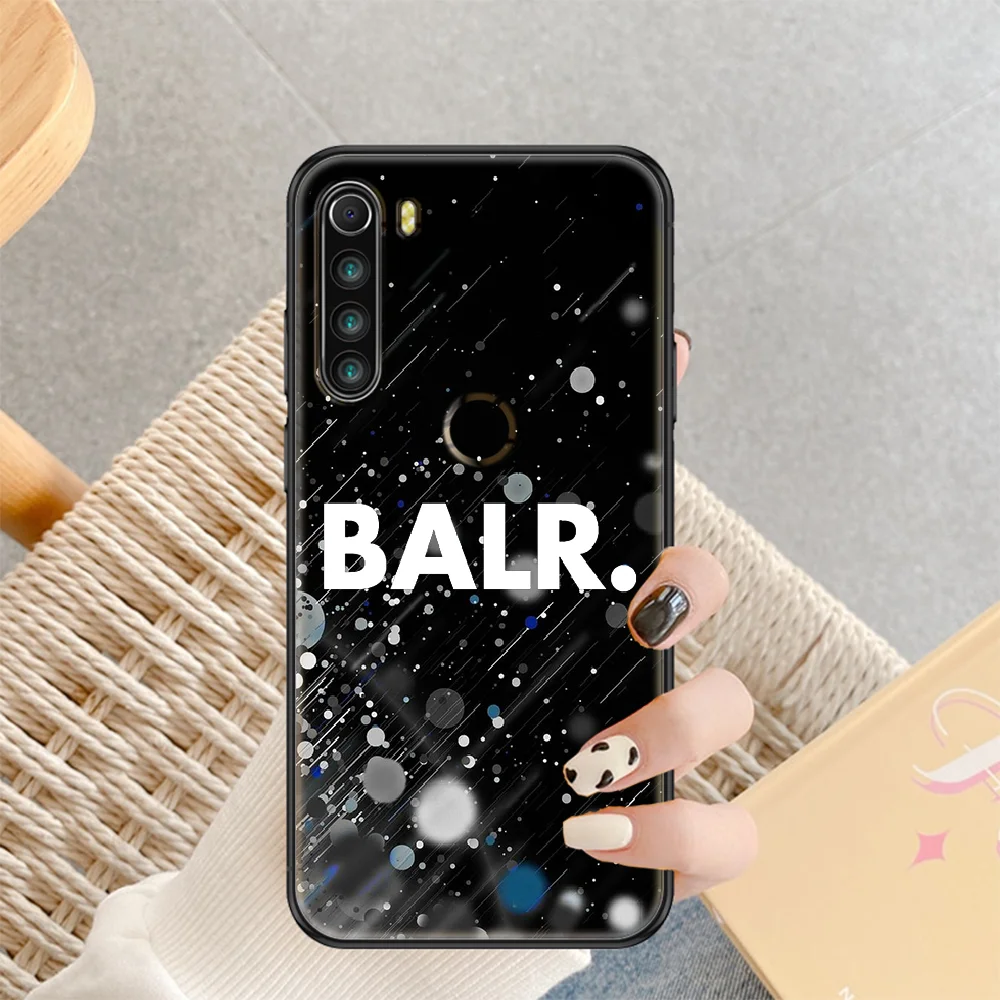 

fashion balrs brand Phone case For Xiaomi Redmi Note 7 7A 8 8T 9 9A 9S 10 K30 Pro Ultra black soft prime pretty funda luxury