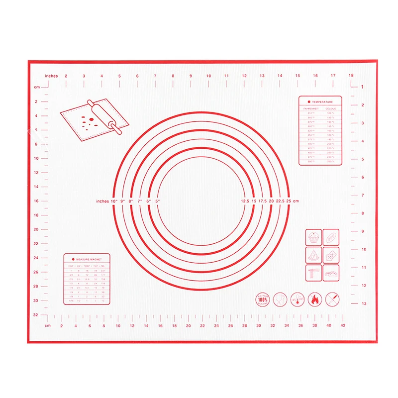 Большой силиконовый коврик для выпечки 80*60 см раскатки кондитерских изделий