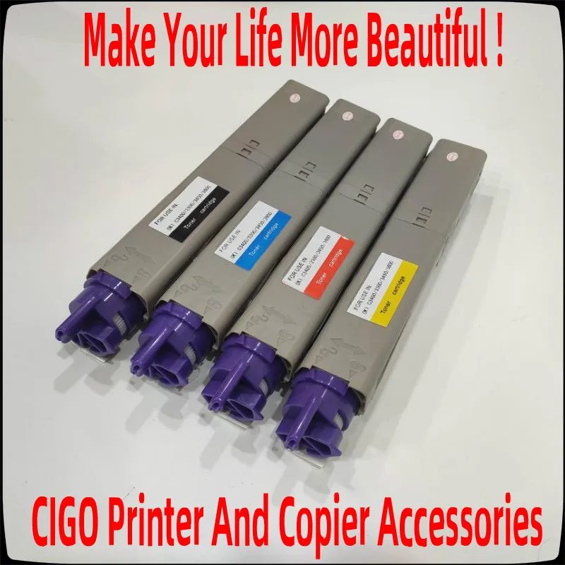 

For Okidata C3300 C3400 C3450 C3520 C3530 C3450 C3600 Printer Refill Toner Cartridge,For Oki MC350 MC360 MC 350 360 Color Toner