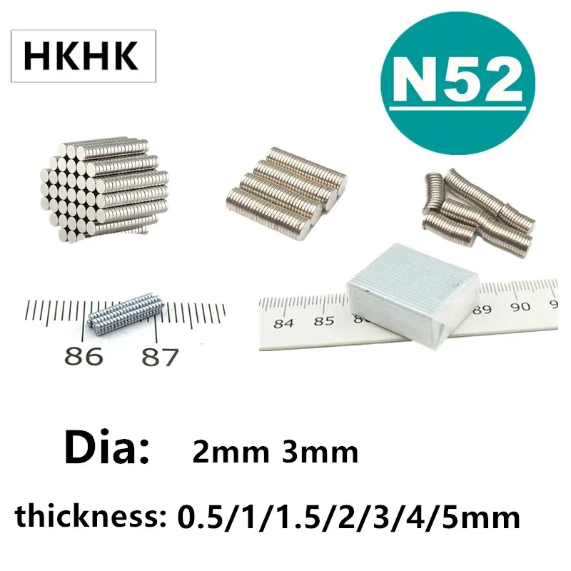 Неодимовый магнит N52 2x1 2x2 3x1 5 3x2 3x3 3x5 мм|Магнитные материалы| |