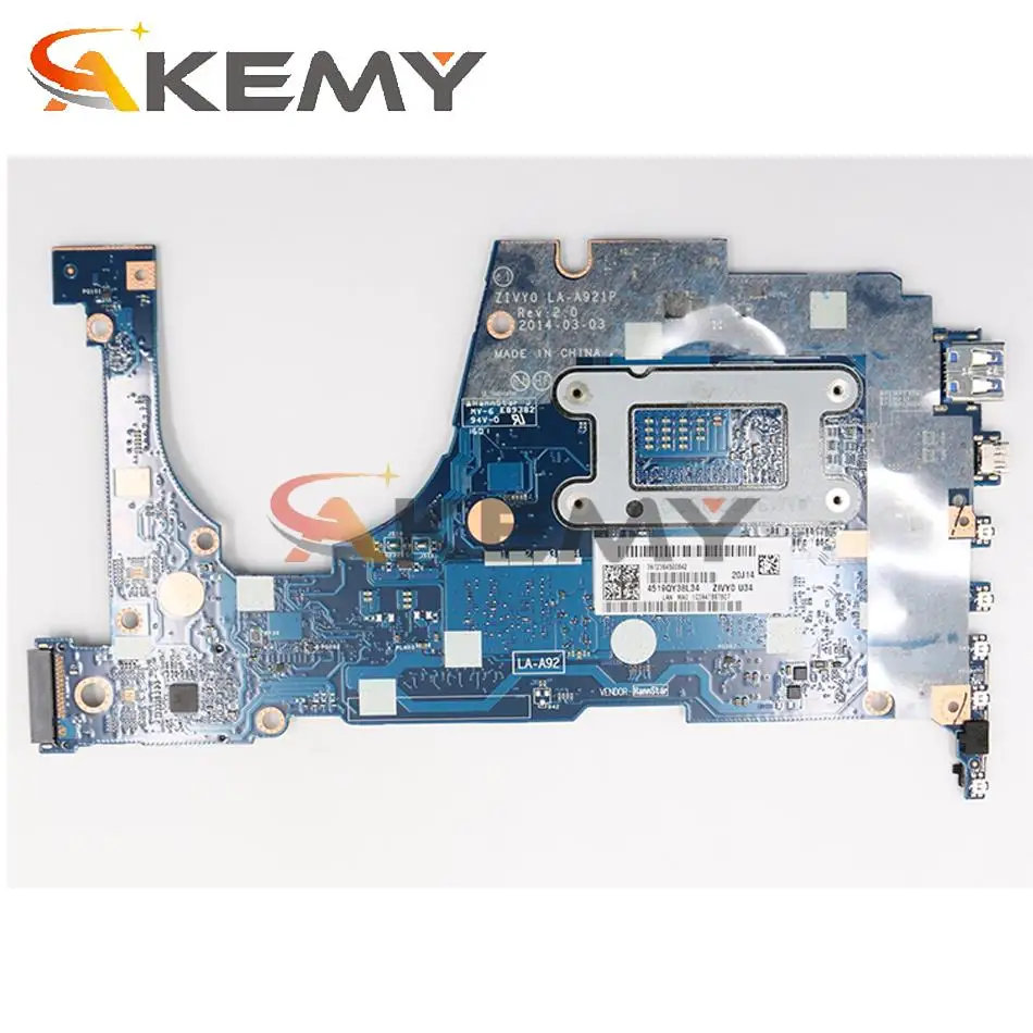 fru 5b20g19207 9000593 for lenovo yoga 2 13 laptop motherboard zivy0 la a921p with i5 42004210 cpu 8gb ram original mothebroard free global shipping