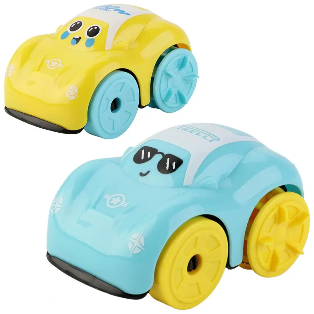 

Soundable Practical Baby Bath Toy Rotating Car Model Plastic Baby Car Toy Early Education for Entertainment