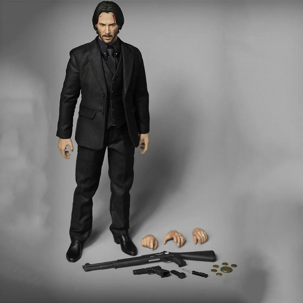 

In Stock FIRE A028 1/6 Killer John Keanu Reeves Action Figure 12'' Male Soldier Action Full Set Toys for Collection