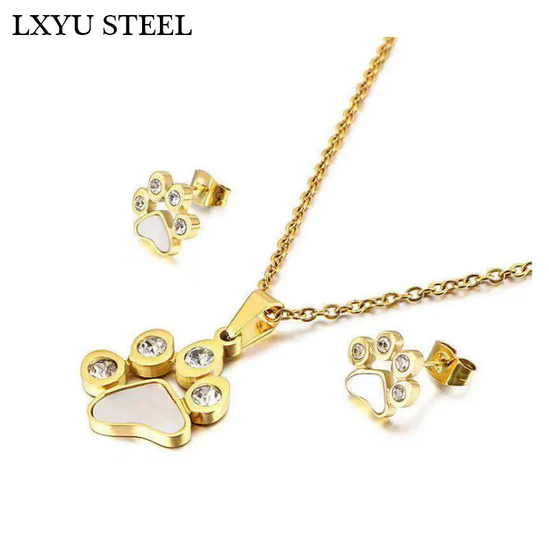 316L ювелирные изделия из нержавеющей стали наборы животных собак кошек кисок