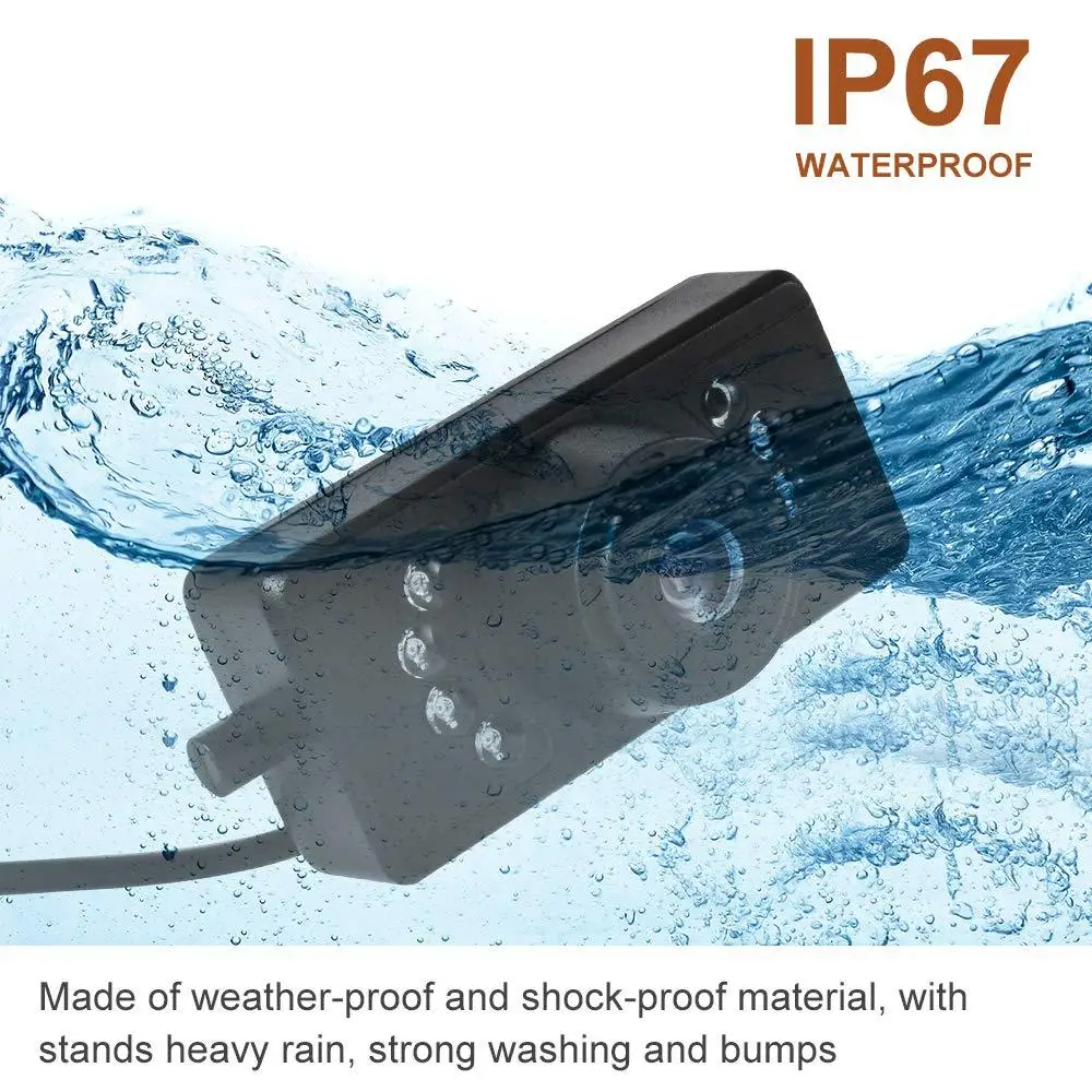 HD звездный свет ночного видения Водонепроницаемый светодиодный заднего вида