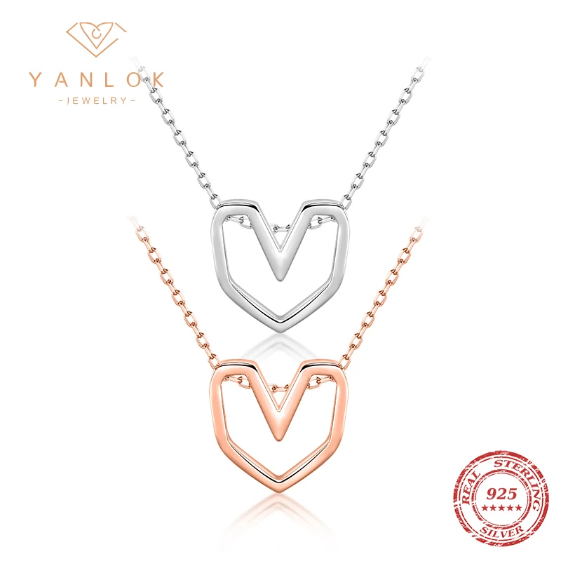 

Женское колье-чокер из серебра 925 пробы, с подвеской в виде сердца