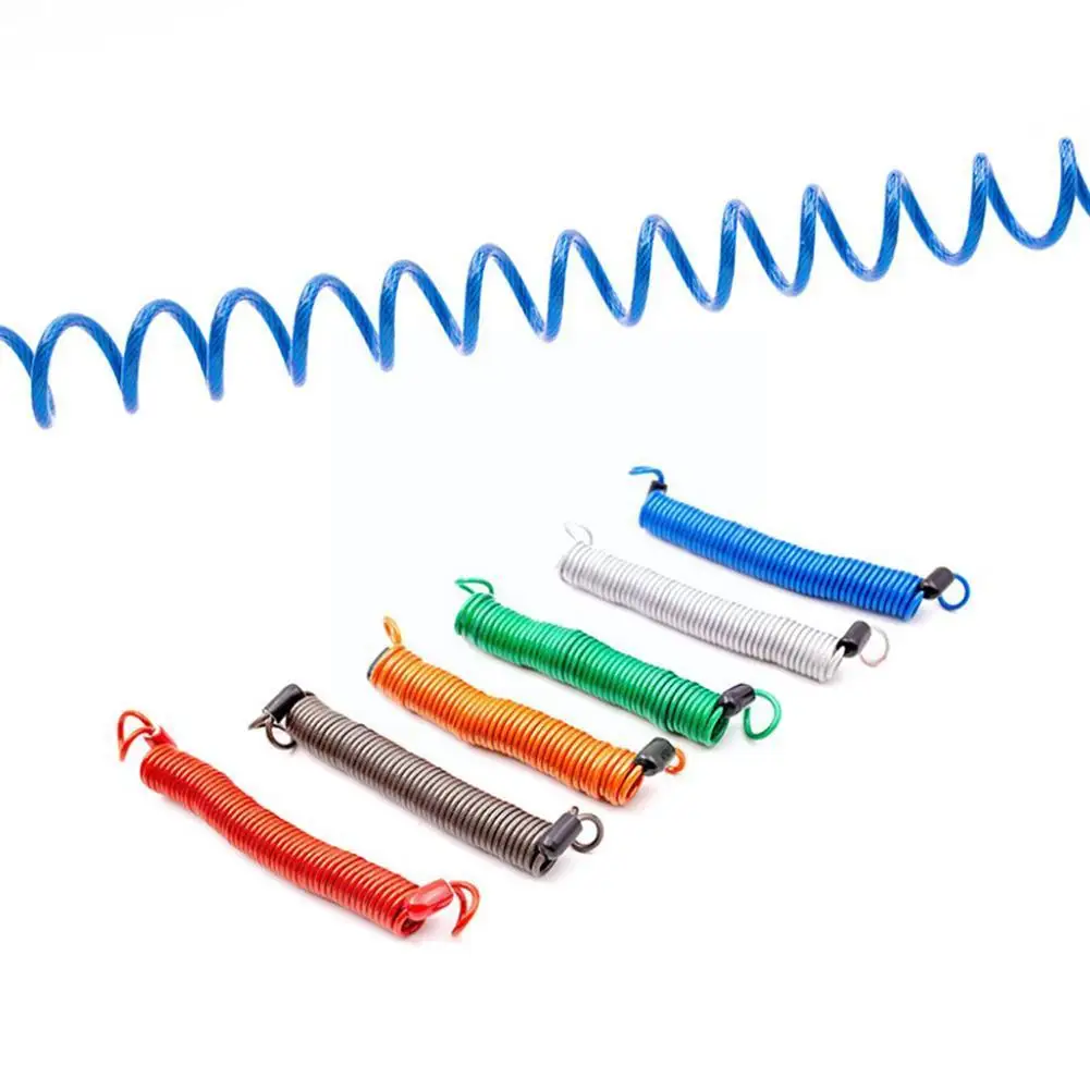 Portable Universal 1M Bicycle Lock Spring Cable Wire Reminder Anti-theft Rope For Motorcycles Bikes Scooters Safety La R1P0 |