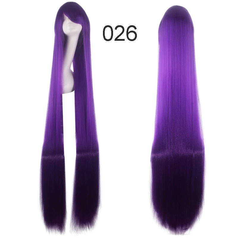 150 см длинные прямые термостойкие синтетические волосы парик Универсальный