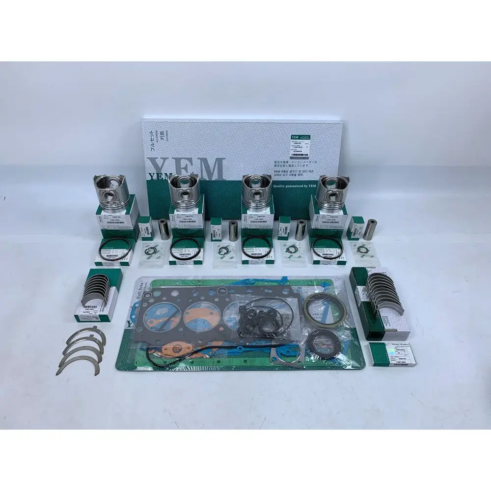 

New Aftermaket Engine Part V1100 Repair Kit With Piston Rings Gaskets Bearings For Kubota