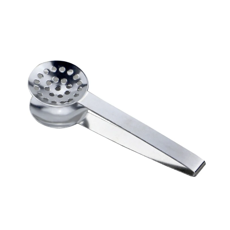 

Tea Bag Squeezer Stainless Steel Teabag Tongs Holder Strainer Clip Spoon for Gripping Ice Cubes Suger Loose Leaf