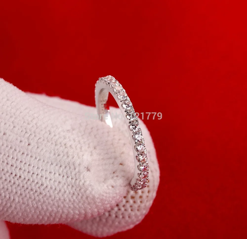 TR005 ювелирные изделия 0.72CT SONA имитация драгоценных камней Бесконечность
