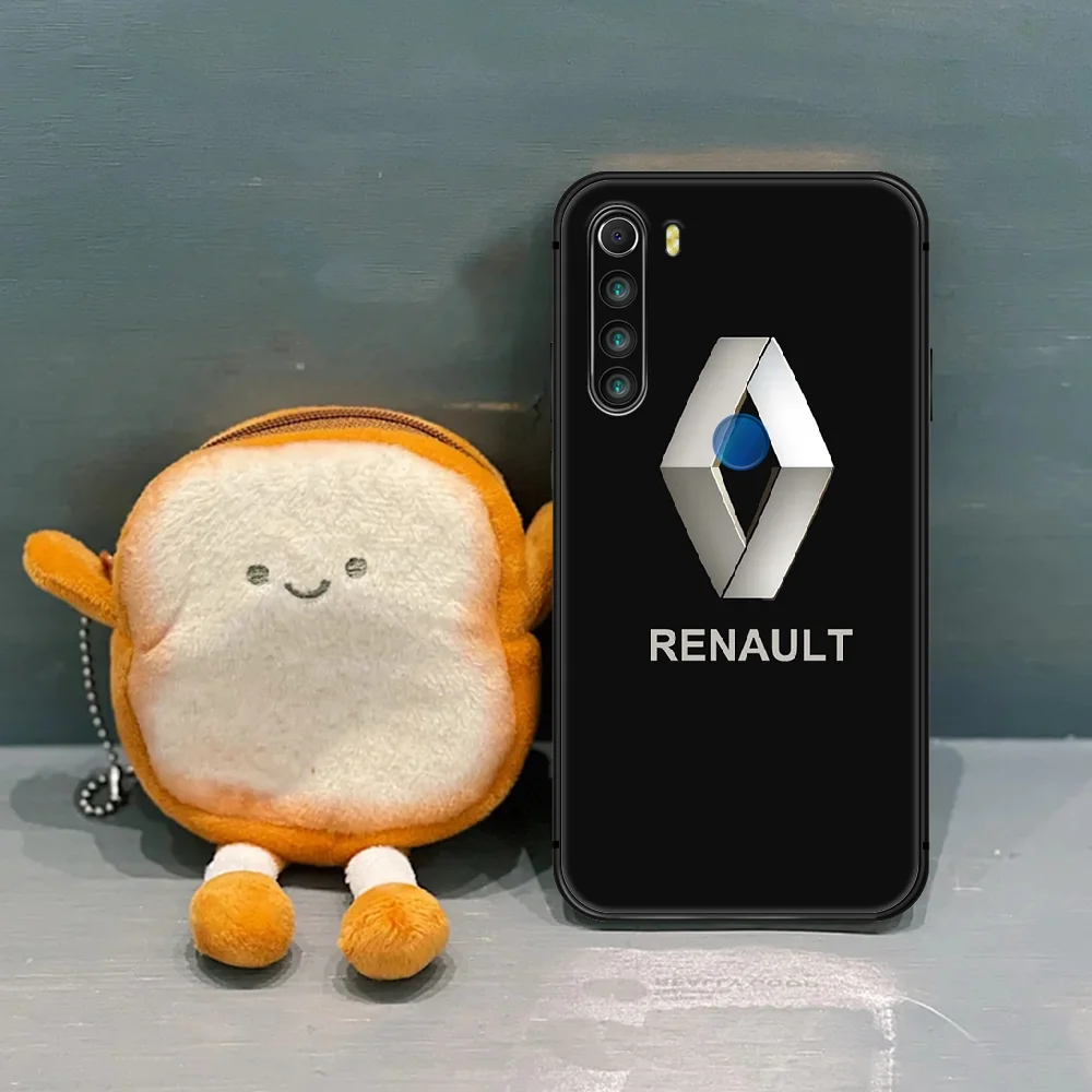 

Renault Car Logo Phone Case Cover Hull For XIAOMI Redmi Note 6 7 8 9 10 T S A K 20 30 40 Pro black Shell 3D Coque Tpu Cover