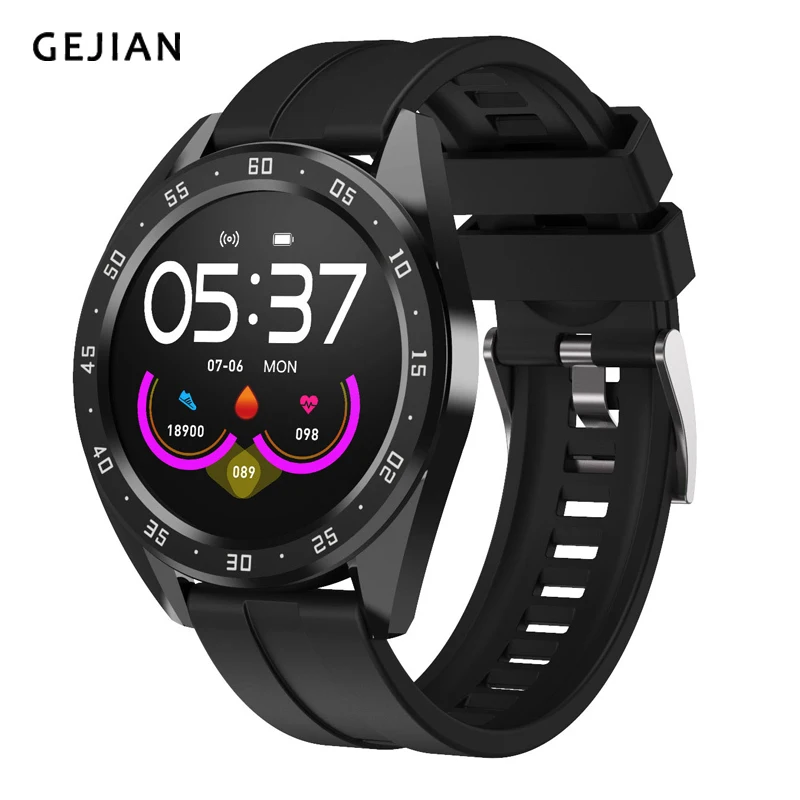 GEJIAN спортивные водонепроницаемые Смарт- часы для мужчин и женщин фитнес- браслет