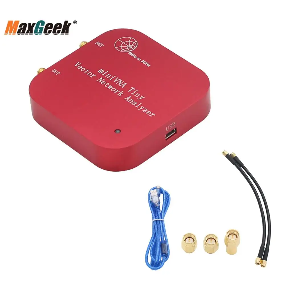Векторный анализатор сети Maxgeek VHF/UHF/NFC/RFID RF антенна сигнала miniVNA Tiny Plus2