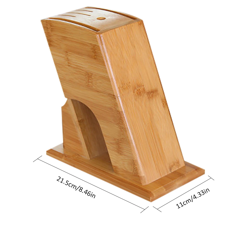 

Bamboo wood knife holder, multifunctional solid wood knife holder, kitchen utensils knife holder, household kitchen tools