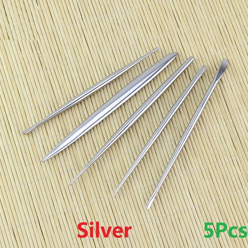 1/5 шт скульптурный инструменты представительского класса со стальным иглы Сталь