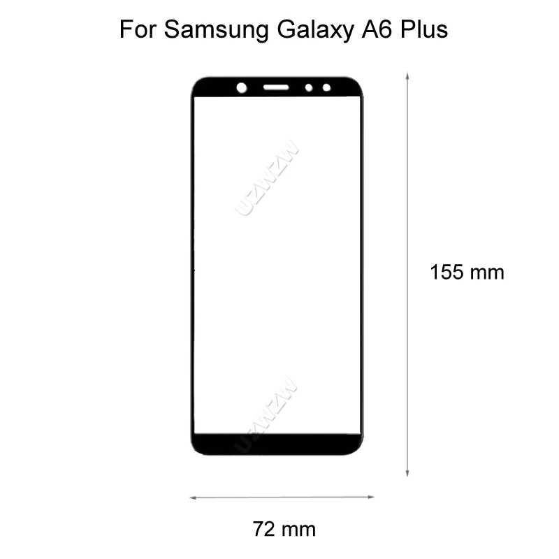 Для Samsung Galaxy A6 Plus / 2018 полное покрытие закаленное стекло Защита для экрана