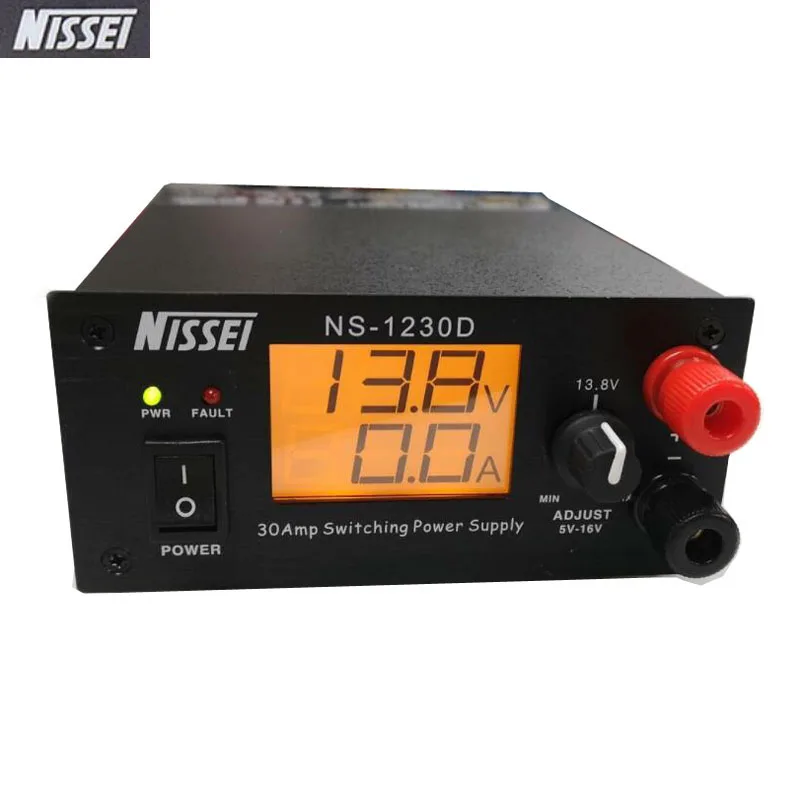 

NISSEI NS-1230D Communication Switching NS1230D Power Supply 25A 5V-16V Adjustable Base Station for Car Radio Audio Systems