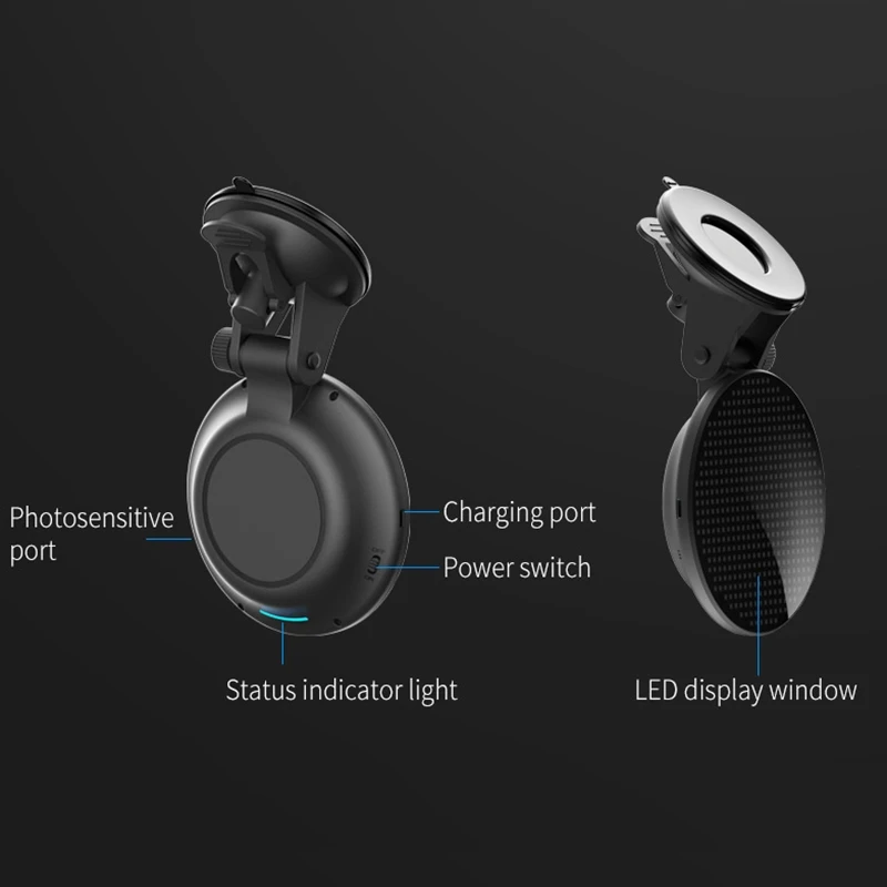 Автомобильный Стикер Bluetooth Интеллектуальный светодиодный светильник Забавный