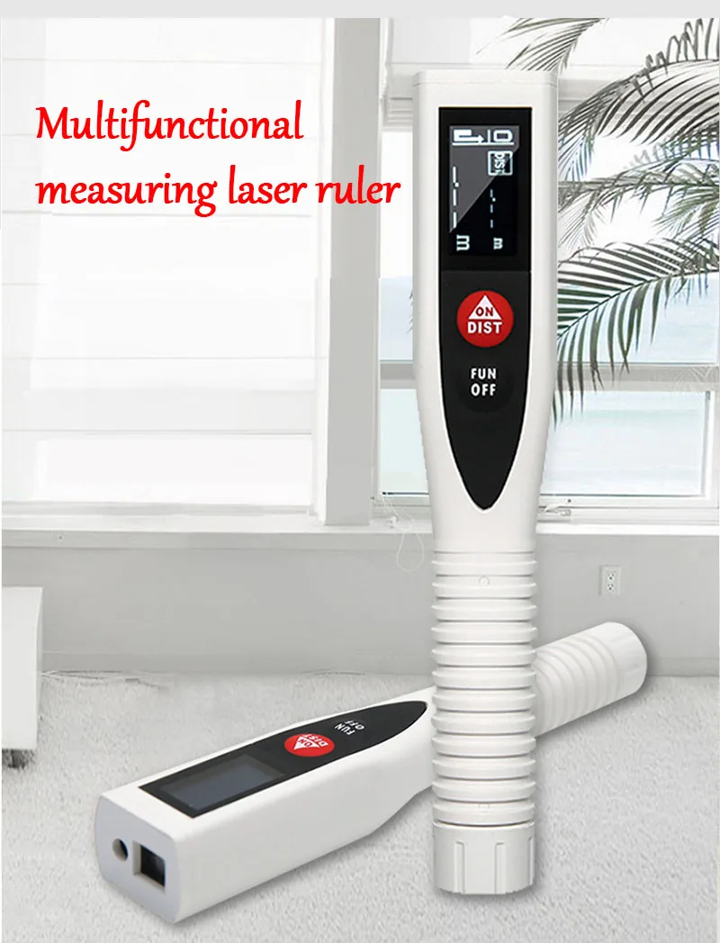Цифровой лазерный дальномер портативный измеритель расстояния 40/50/60 м с