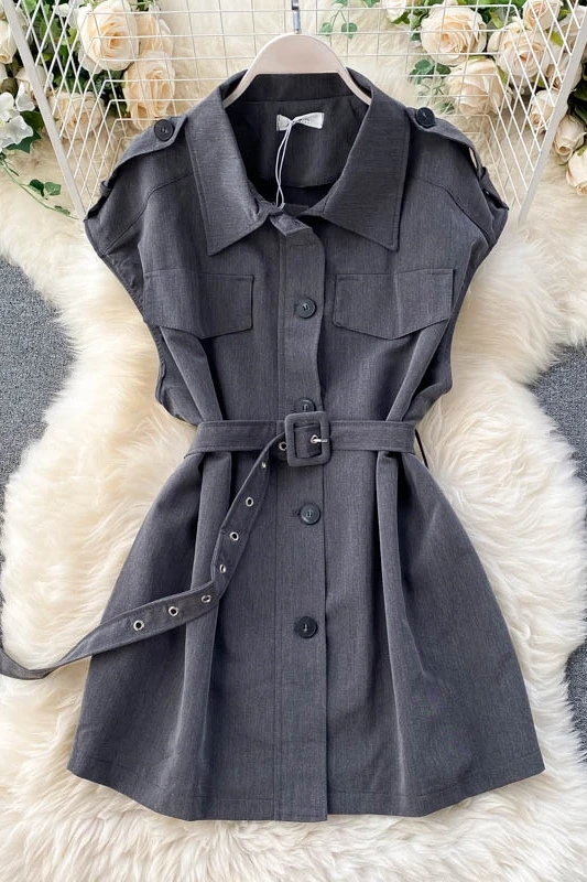 

2020 new fashion women's clothing Turn-down Collar women vest