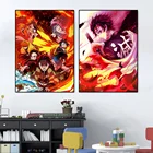 Японское аниме настенная Картина на холсте постеры и принты картины декор для кафе дома спальни гостиной (без рамки)