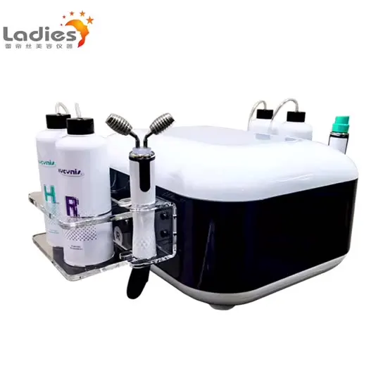 

Гидравлический уход за лицом и очистка лица, кислородный аппарат с маленькими пузырьками, корейское косметическое оборудование, вакуумный ...