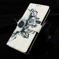 3d painted pattern leather case for samsung s20 fe s22plus s21 5g s22 a12 note20 card bracket all inclusive anti drop protection