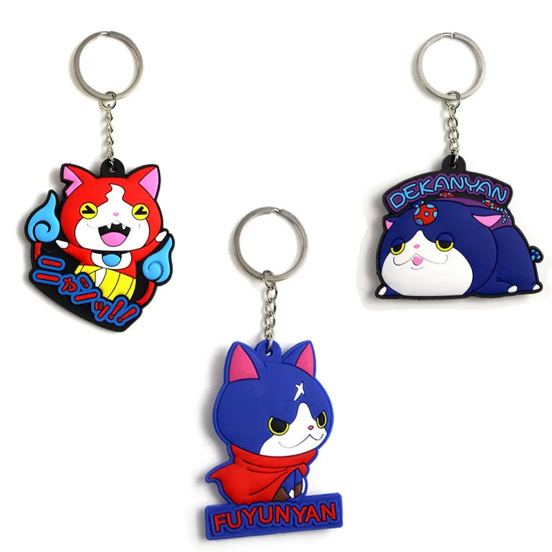 Модный ювелирный кулон Yo Kai Watch Jibanyan Whisper dekanyan Fuyunyan фигурка кукла игрушка брелок