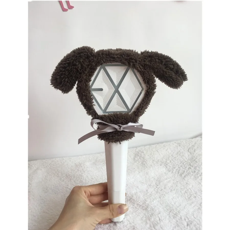 Милый мультяшный светильник Kpop EXO повязка на голову плюшевая накладка чехол Chanyeol