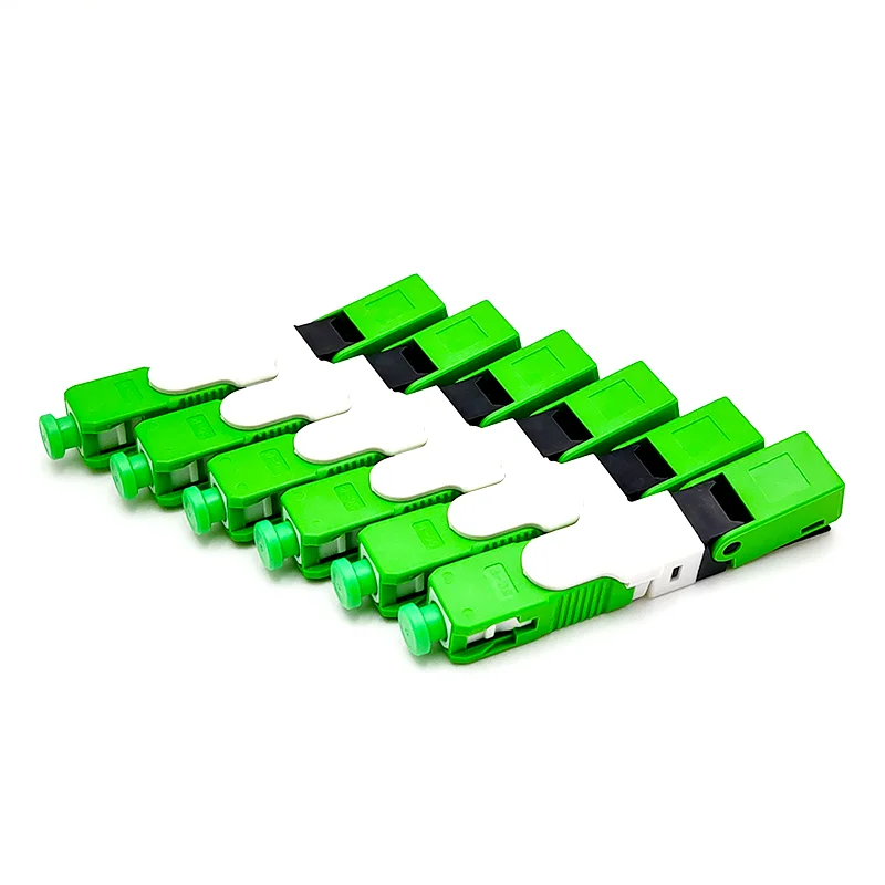 Одномодовый оптоволоконный разъем UNIKIT FTTH ESC250D SC/APC для быстрой сборки в полевых