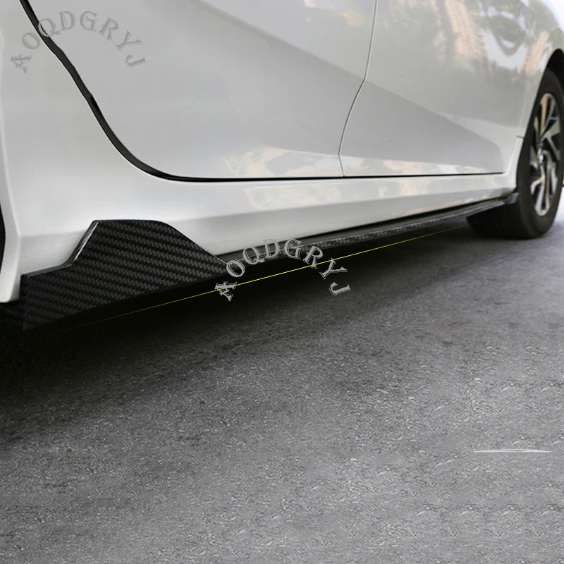 Боковые юбки из ПП комплекты кузова клавишная панель 1 пара для Honda 10th Gen Civic 4DR SEDAN