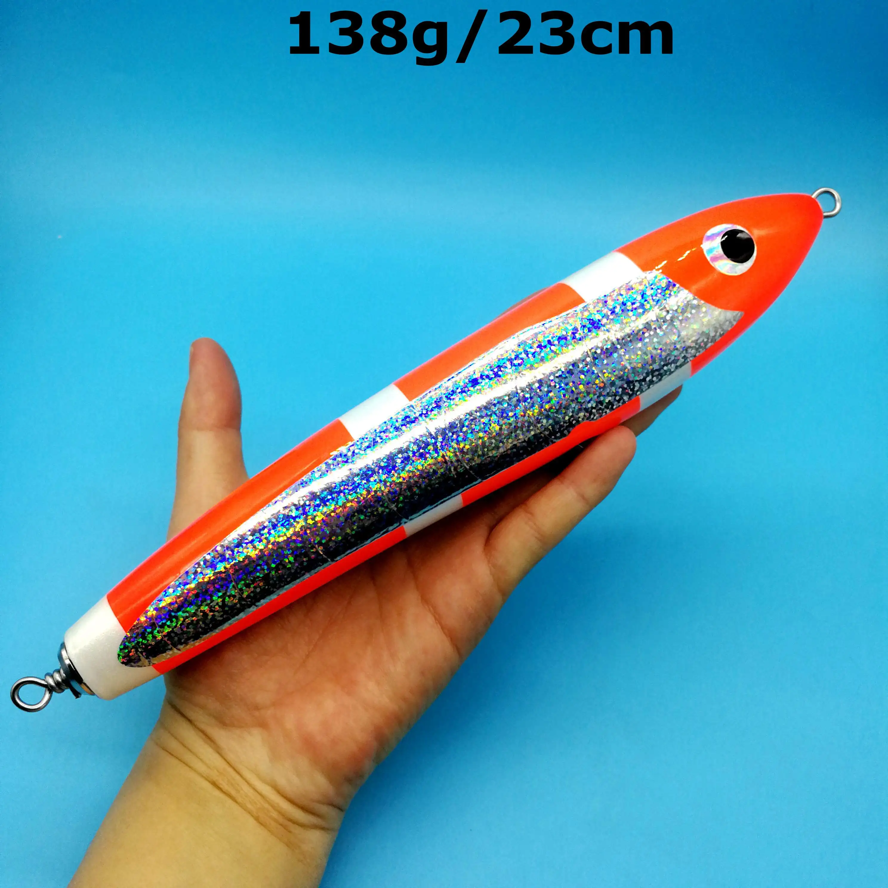 HOOFISH 1 шт. стикбейт GT поверхности Троллинг дерево приманка для рыбалки Карандаш 80