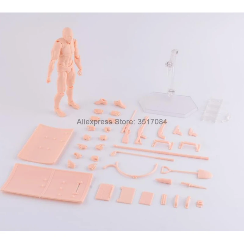 Figma Deluxe Edition Body Kun Chan BJD шарнирная подвижная экшн фигурка из ПВХ Коллекционная