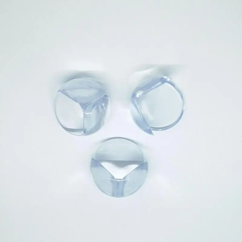 8pcs Anti-collision Corner Protection Pvc Transparent Elastic Thickened Spherical Child Safety |