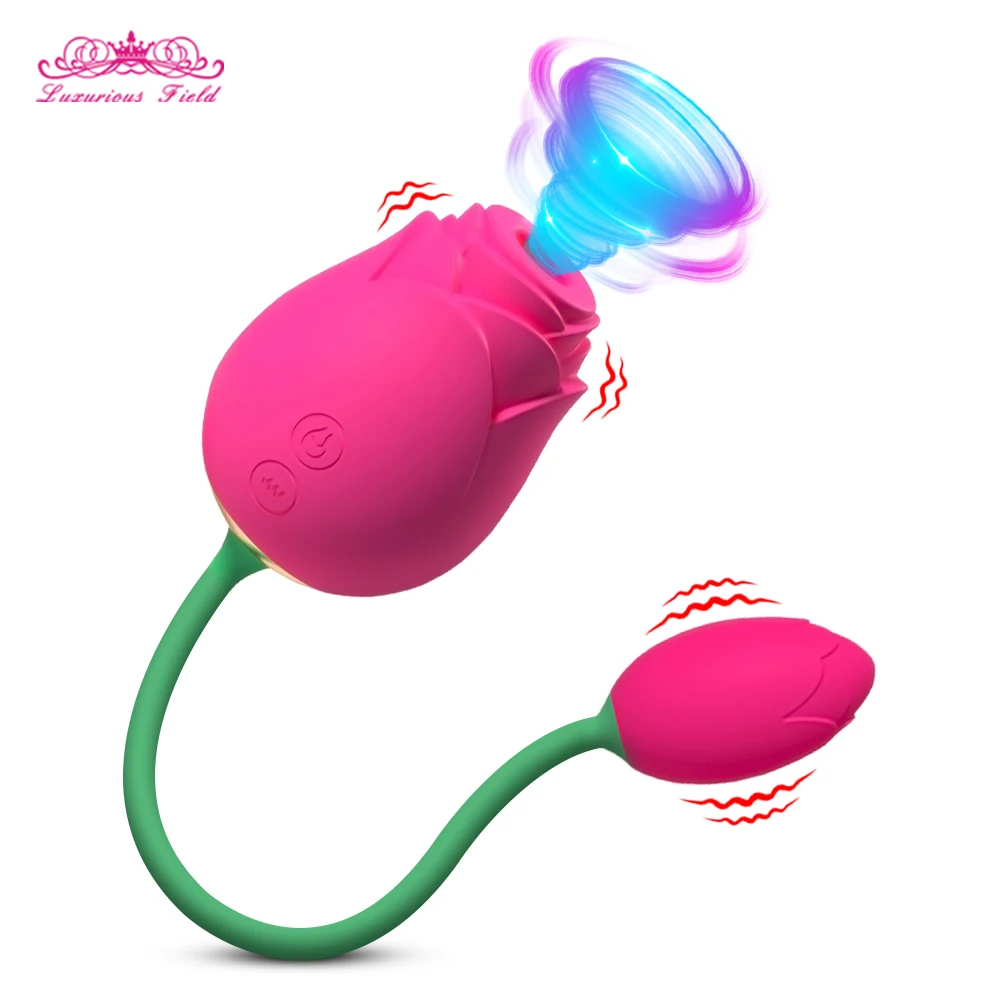 

Clit Sucking Rose Vibrators for Women Nipple Sucker Clitoris Stimulation Female Vibrating Love Egg Sex Toys for Women Adult Gay