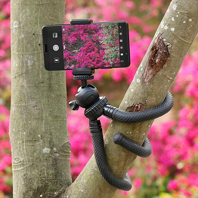 Гибкий штатив ABS Осьминог мини Кронштейн Стенд с креплением для телефона DSLR