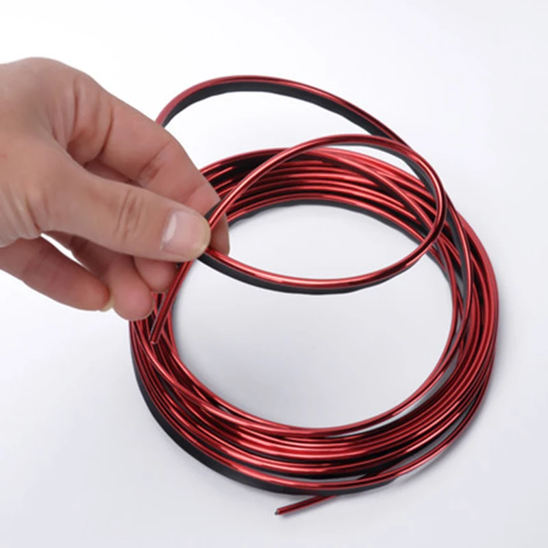 5 м автомобильный интерьерный Декор дверная наклейка молдинг Стайлинг полоса