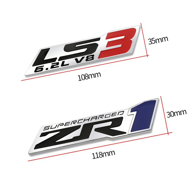Металлические наклейки LS3 6.2L V8 гриль фоторамка корпус багажника для GM Chevrolet Cruze