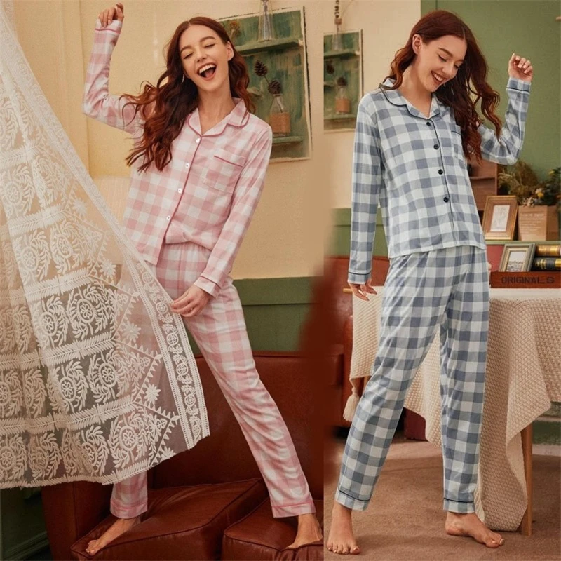 

Summer Women Pajamas Sleepwear Sets Pyjamas Fabric Plant Printing Home Sleeve Pijama Polyester Cotton Comfortable Homewear Suit
