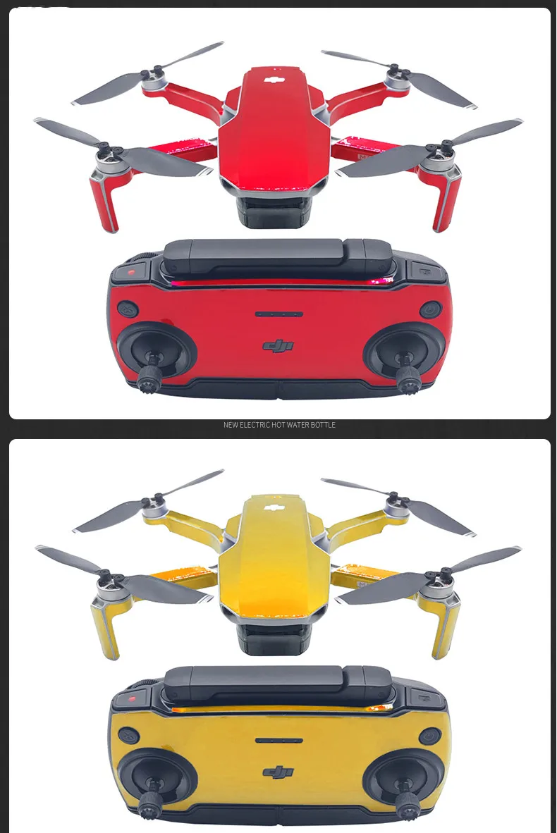 DJI Mavic Mini Royal мини-наклейка на корпус с пультом дистанционного управления все включено защитная пленка флуоресцентная Водонепроницаемая импортная бесшовная Защита от царапин