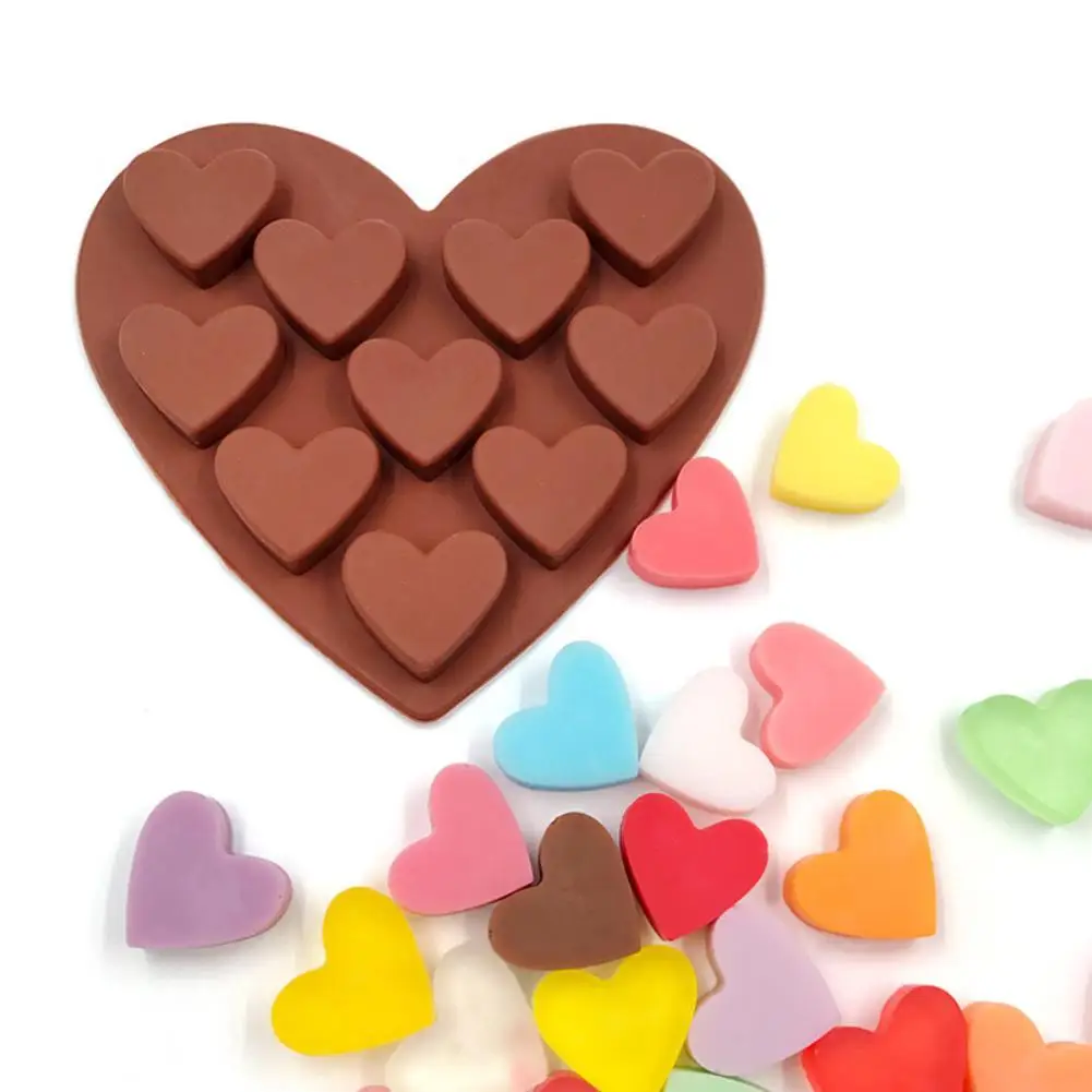 

Non Stick Silicone Mold Love Heart Chocolate Cake Mold Fondant Decorating Tools Wedding Tool Sugar Baking Cake Ice X9Y6