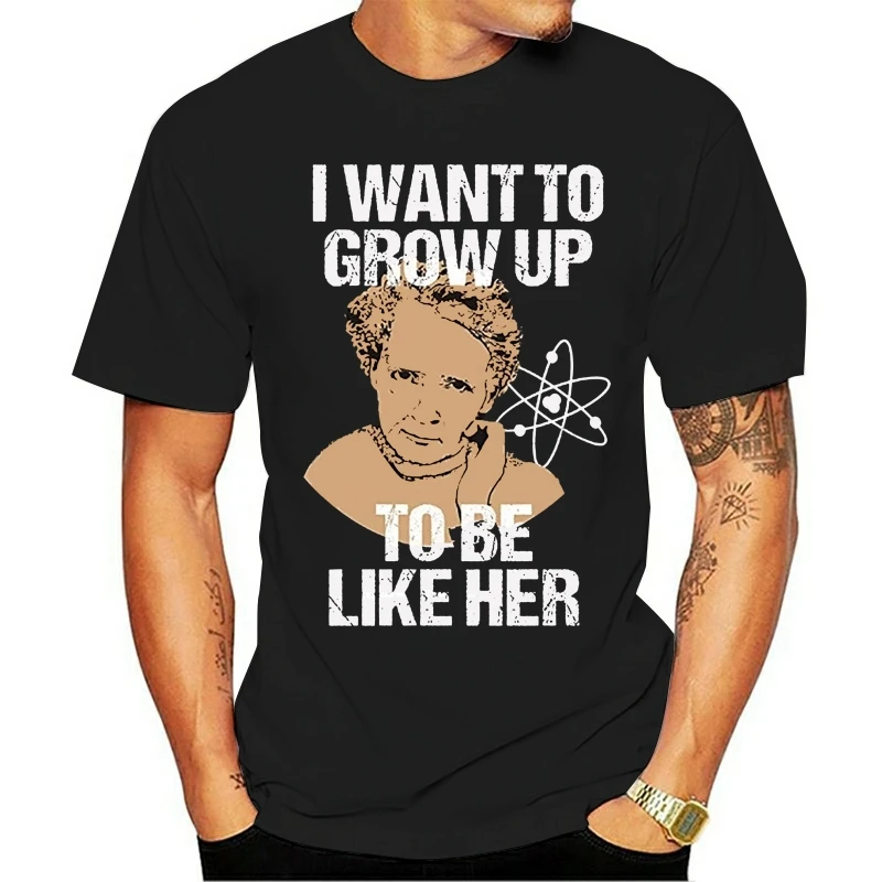 Забавная женская футболка Marie Curie в подарок | Мужская одежда