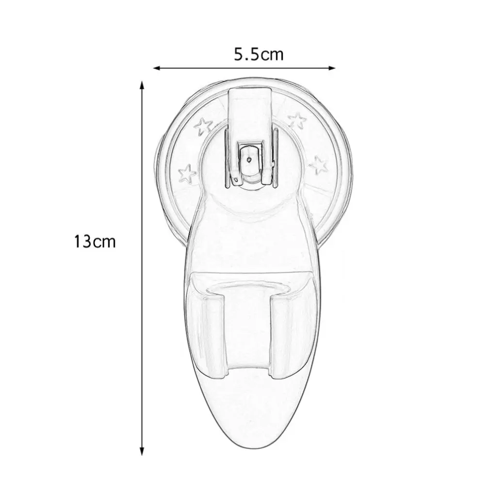 

Promotion Shower Fixed Bracket Shower Hand Head Holder Bathroom Suction Type Shower Room Seat Chuck Holder Quality