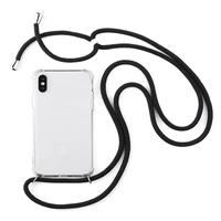 fun necklace lanyard mobile phone case carry cover to hang strap cord chain for iphone 12 x xs max xr 6 7 8 plu 11 pro
